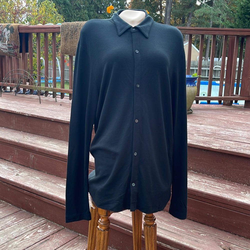 Banana Republic Stretch Button Down Rayon Blend Top